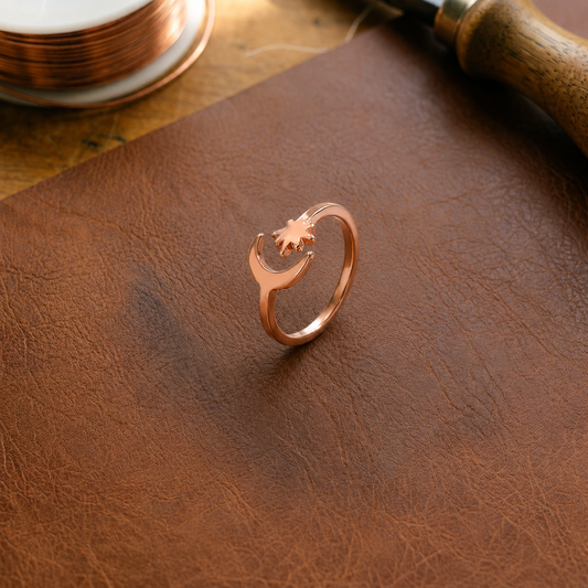 Helen's Lunar Copper Toe Ring