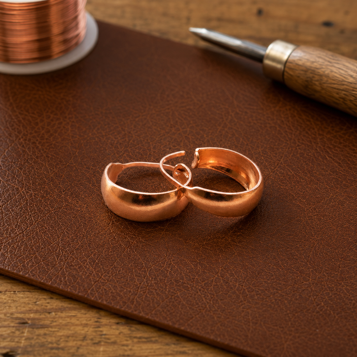 Helen's Arid Copper Earrings