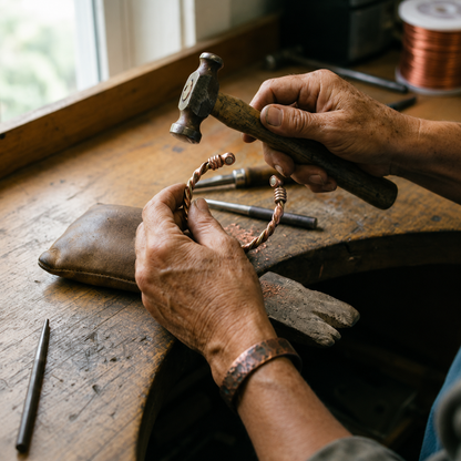 Helen's Twine Copper Bracelet