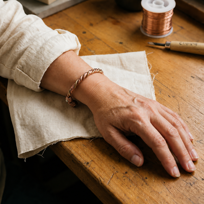 Helen's Twine Copper Bracelet
