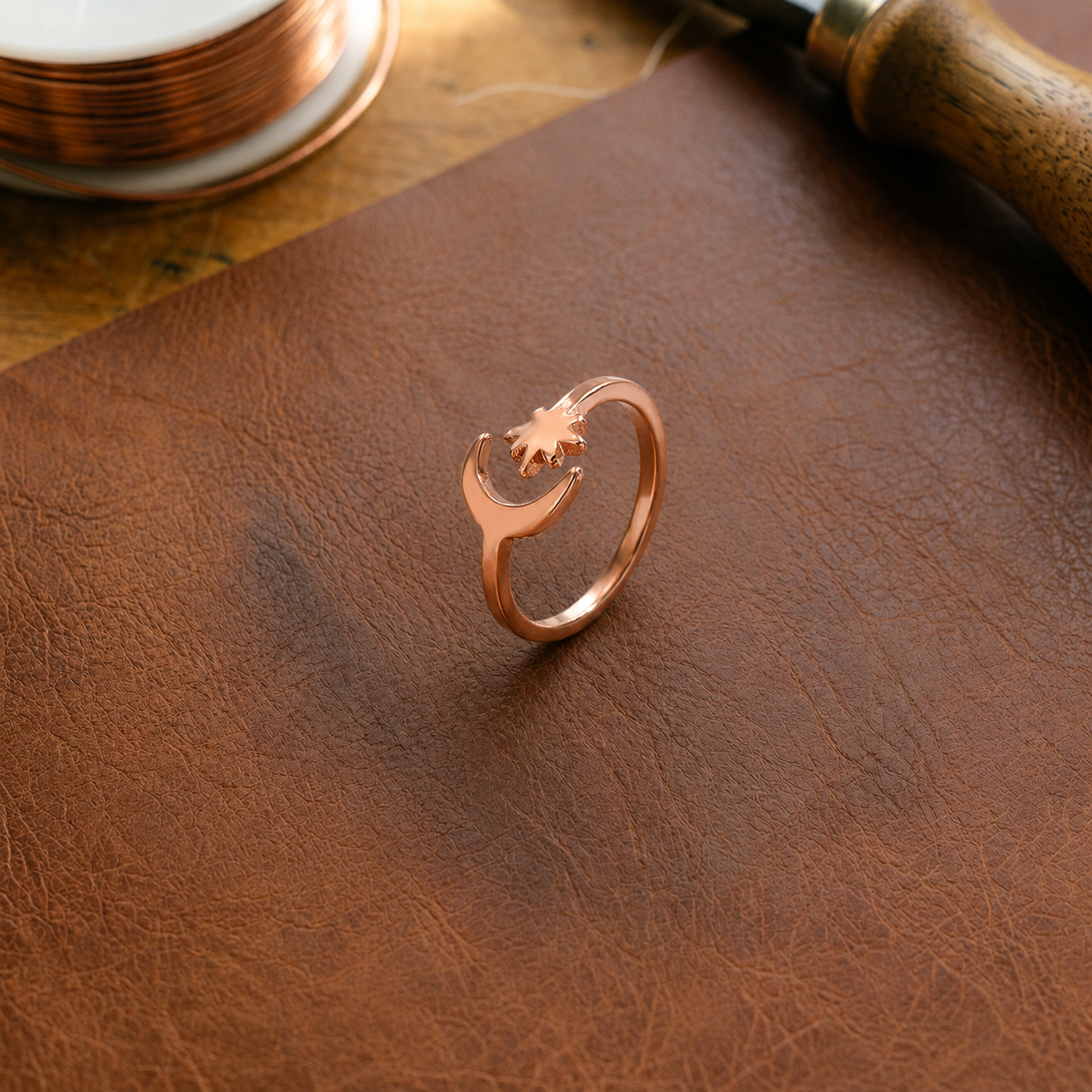 Helen's Lunar Copper Toe Ring