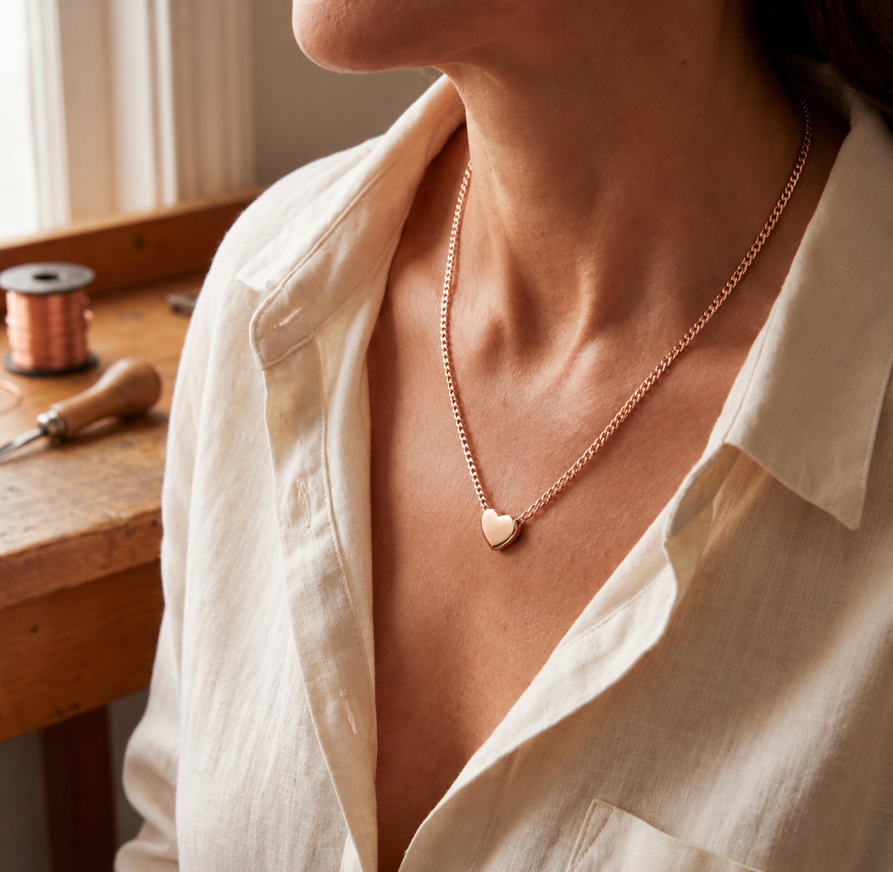 Helen's Kern Copper Necklace
