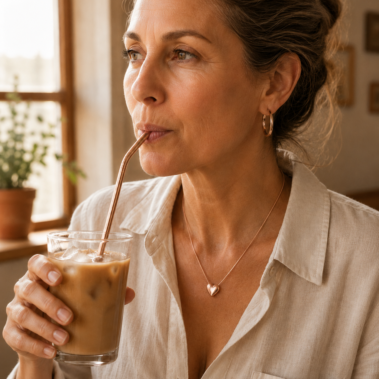 Helen's Copper Straw Set