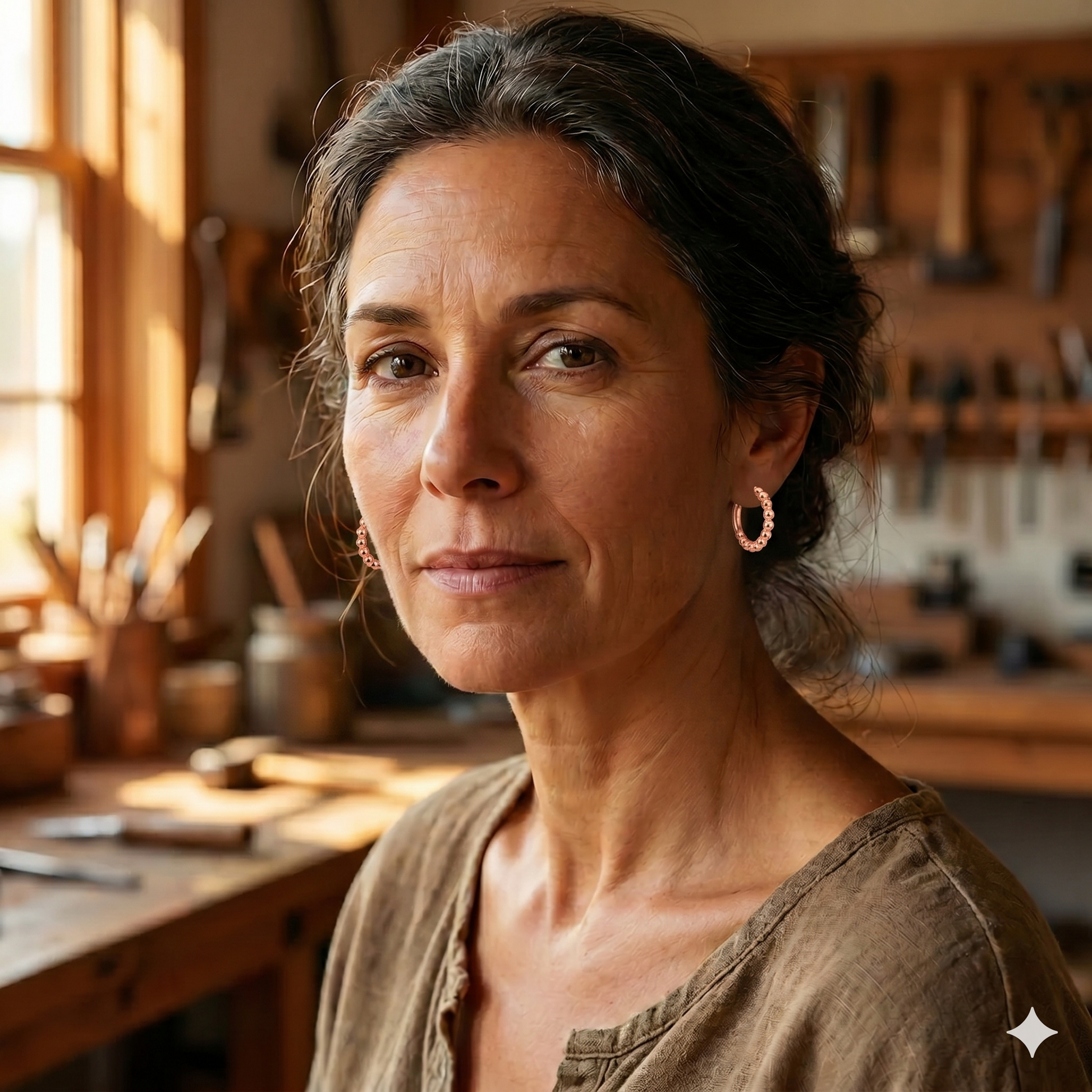 Helen's Smal Copper Earrings
