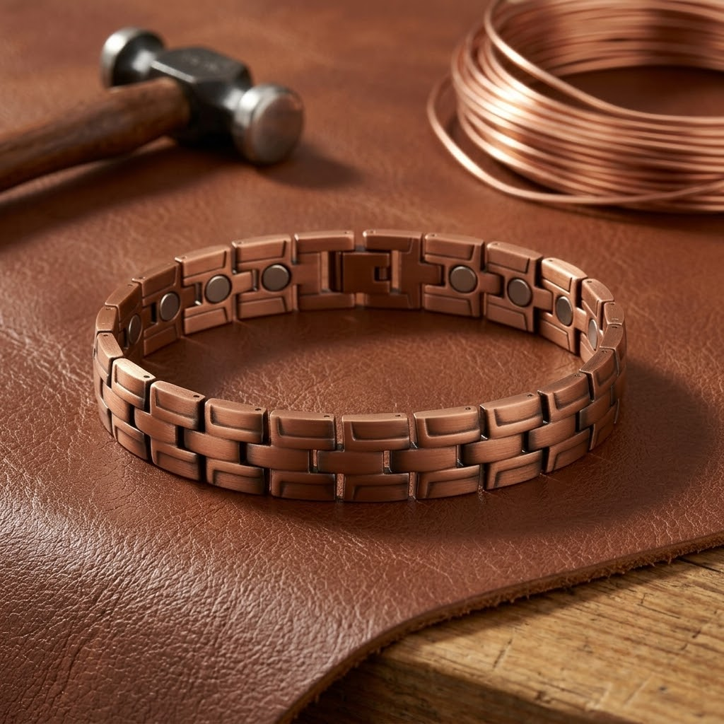 Helen's Gorse Men's Copper Bracelet