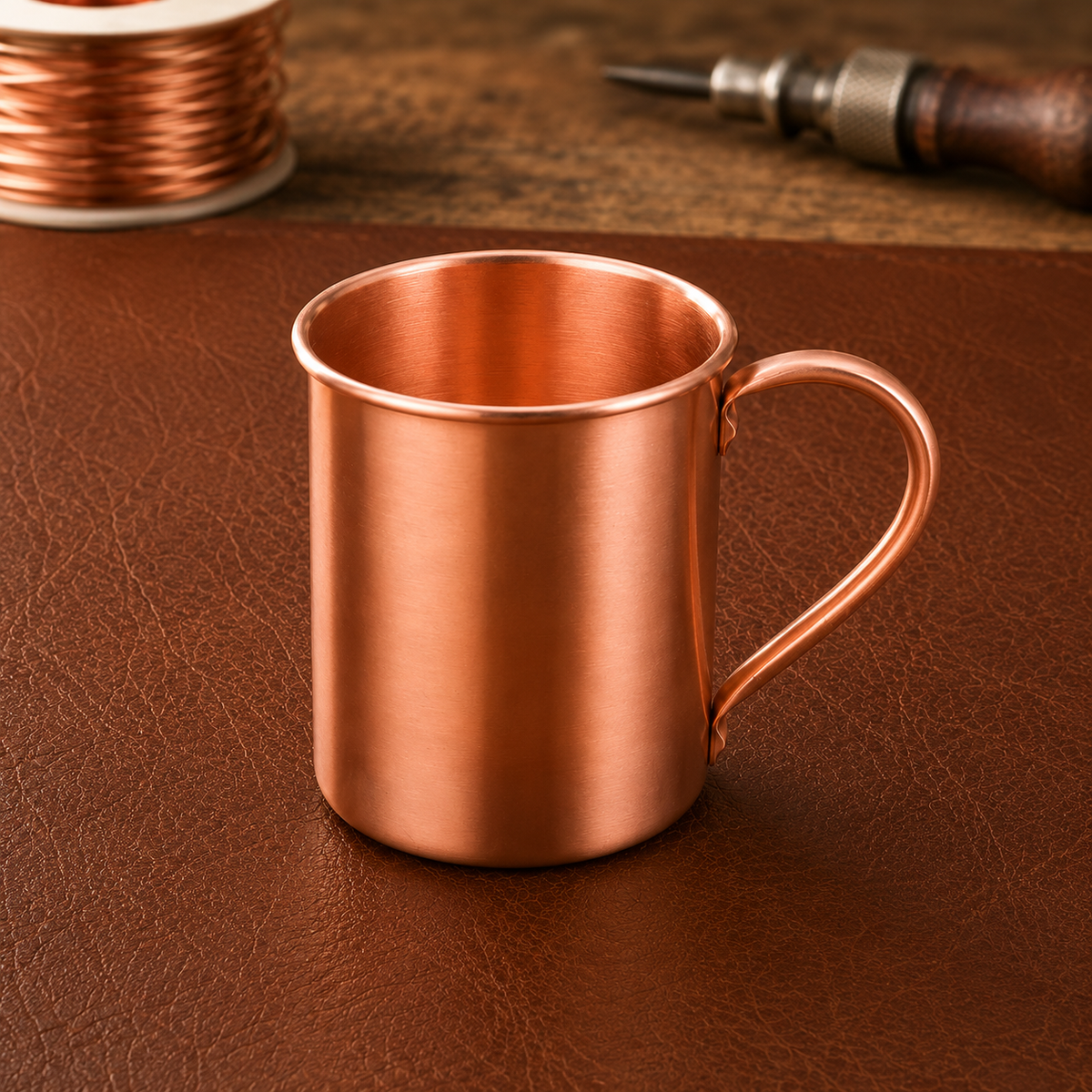 Helen's Copper Plain Mug, 14 oz