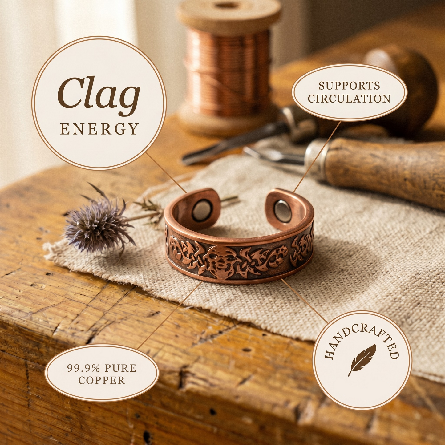 Helen's Clag Copper Ring