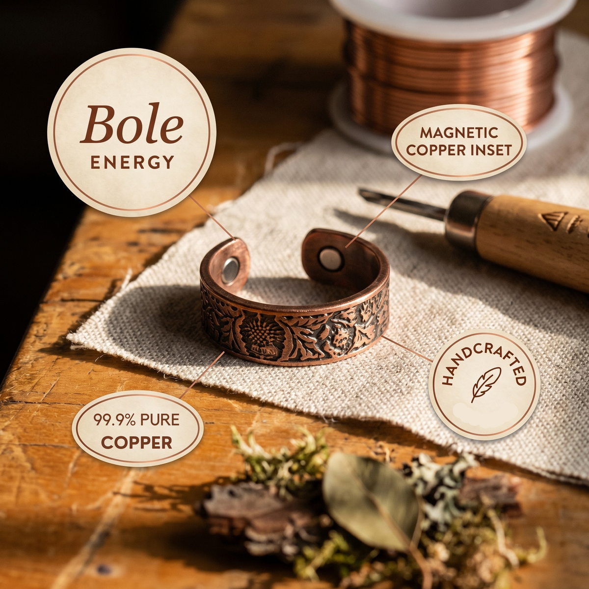 Helen's Bole Copper Ring