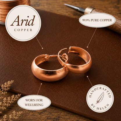 Helen's Arid Copper Earrings