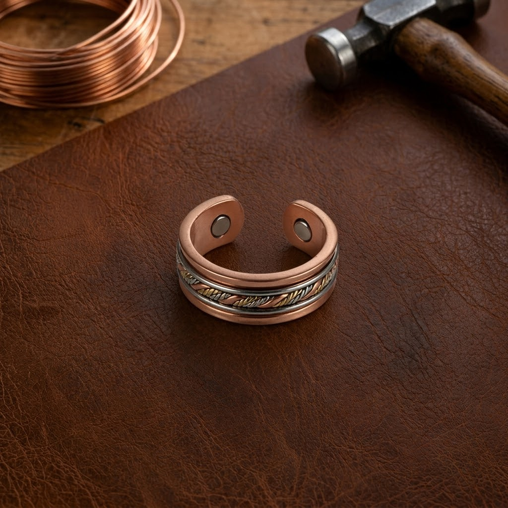 Helen's Braid Copper Ring