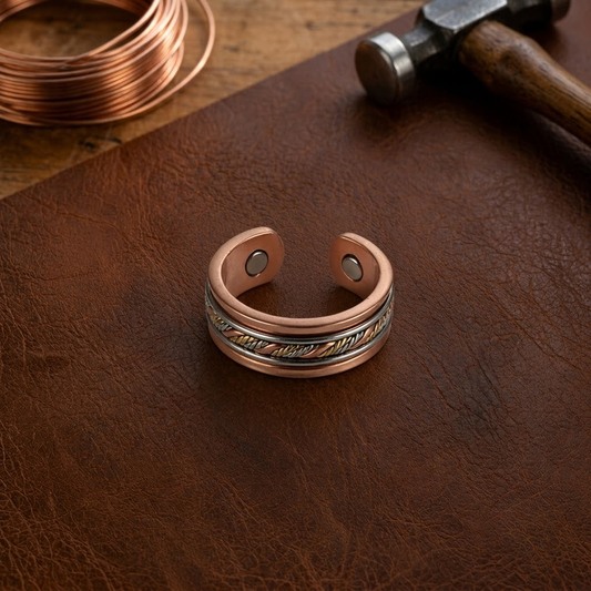 Helen's Braid Copper Ring