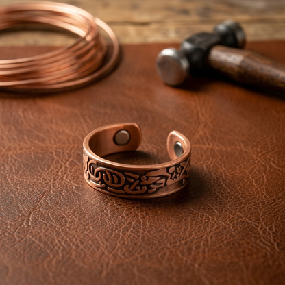 Helen's Burr Copper Ring