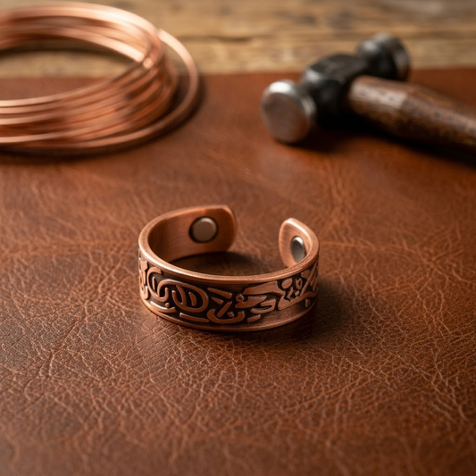 Helen's Burr Copper Ring