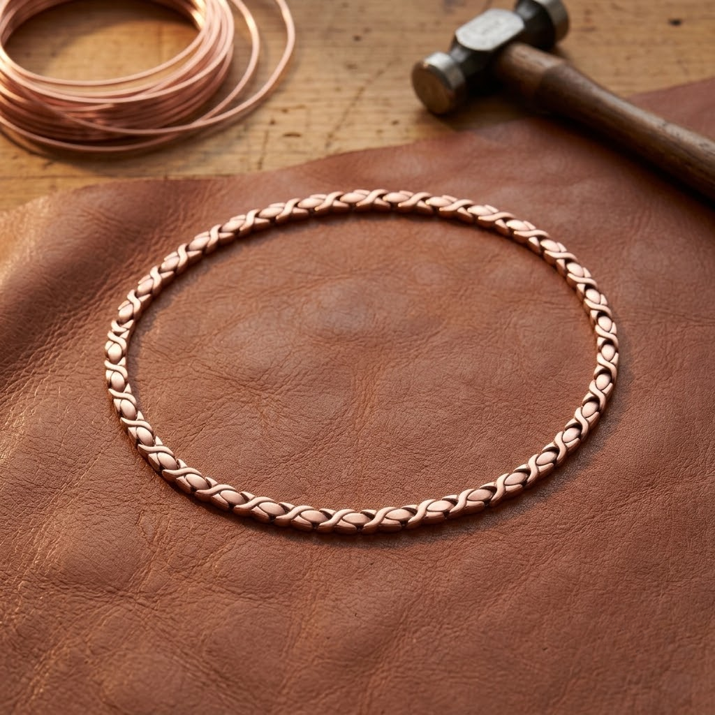 Helen's Cedar Copper Necklace