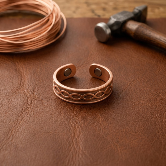 Helen's Char Copper Ring