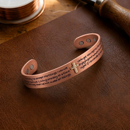 Helen's Creed Copper Bracelet