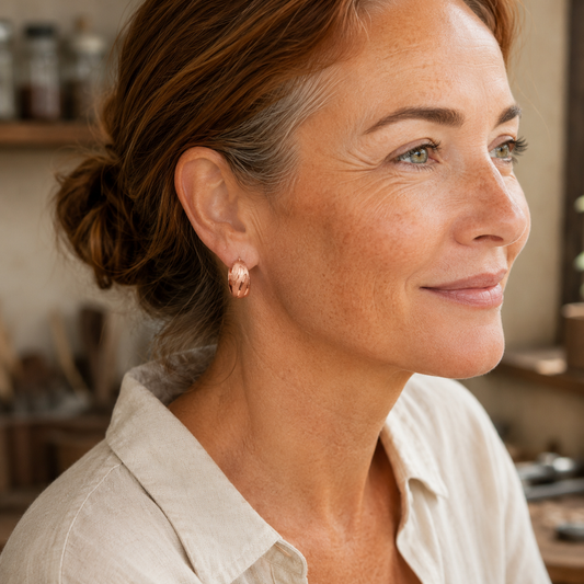 Helen's Sienna Copper Earrings