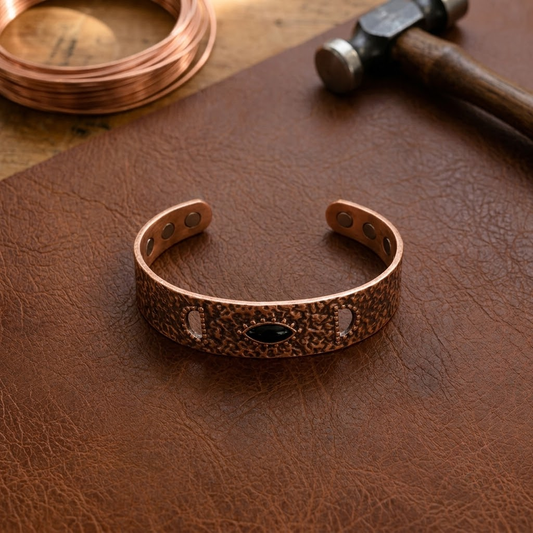 Helen's Flint Copper Bracelet