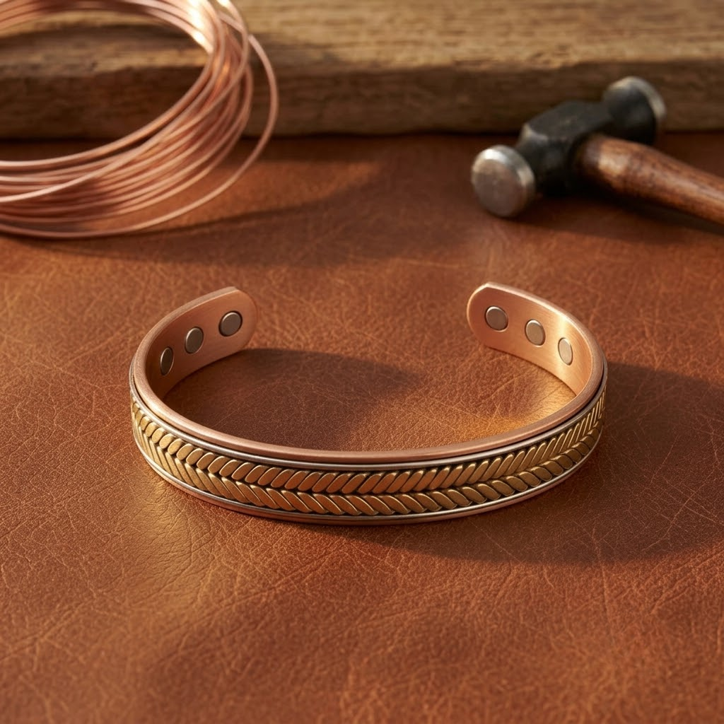 Helen's Harvest Copper Bracelet