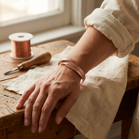 Helen's Root Copper Bracelet