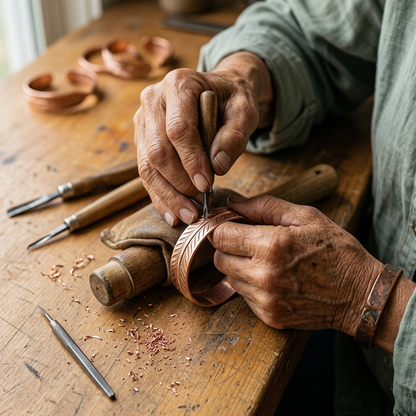 Helen's Root Copper Bracelet