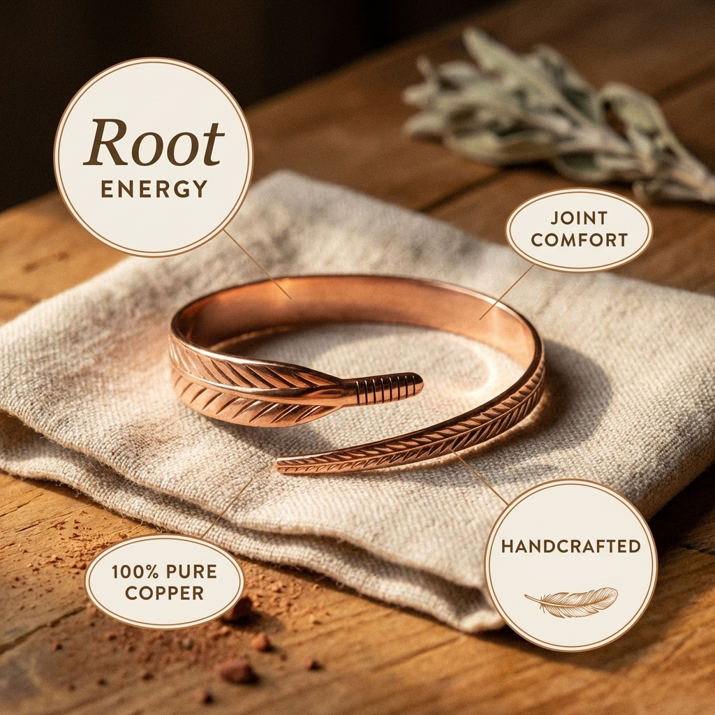 Helen's Root Copper Bracelet