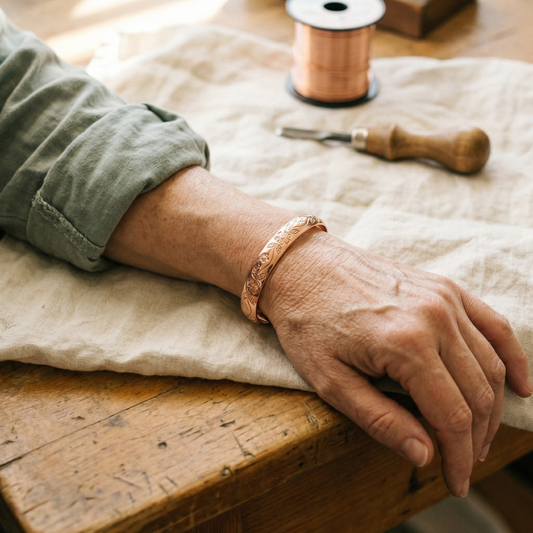 Helen's Bloom Copper Bracelet