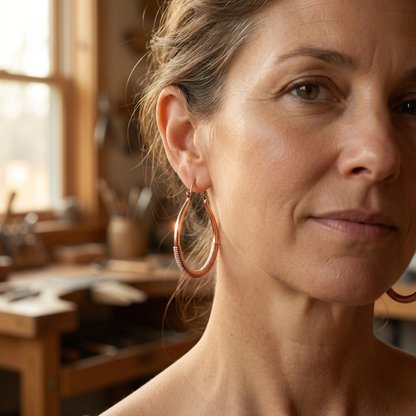 Helen's Creek Copper Earrings