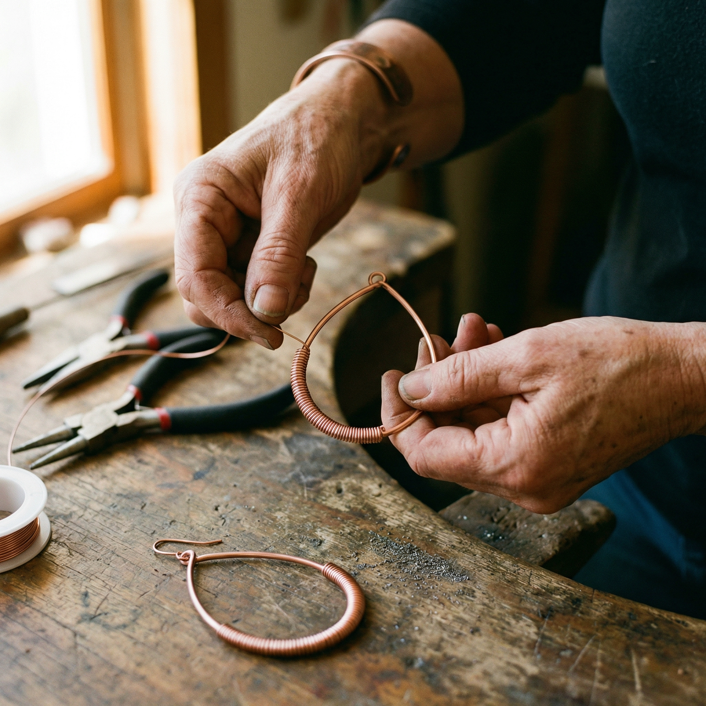 Helen's Creek Copper Earrings