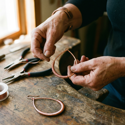 Helen's Creek Copper Earrings