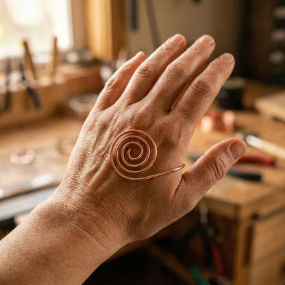 Helen's Flow Copper Hand Spiral