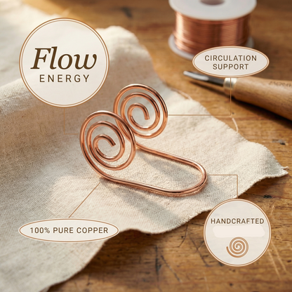 Helen's Flow Copper Hand Spiral
