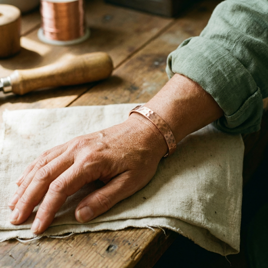 Helen's Lodestone Copper Bracelet