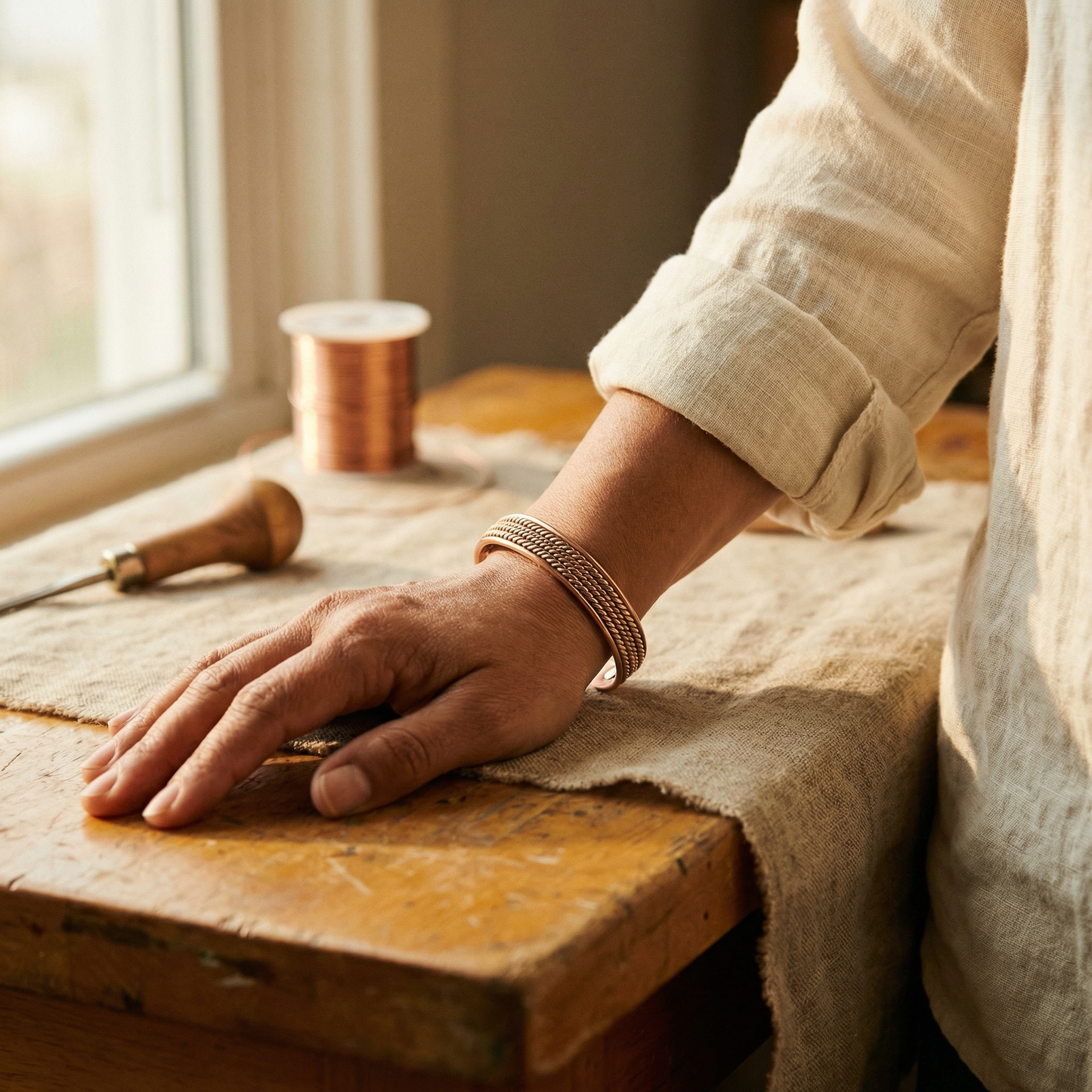 Helen's Forge Copper Bracelet