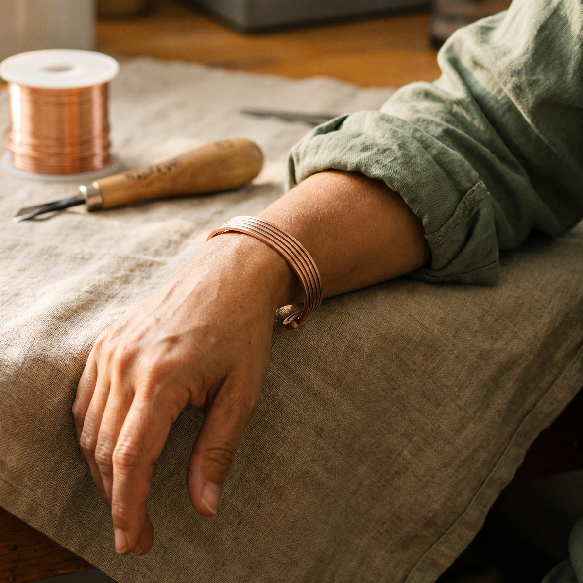 Helen's Ridge Copper Bracelet