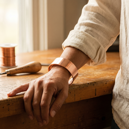 Helen's Anvil Copper Bracelet