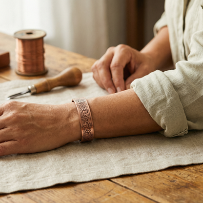 Helen's Drift Copper Bracelet