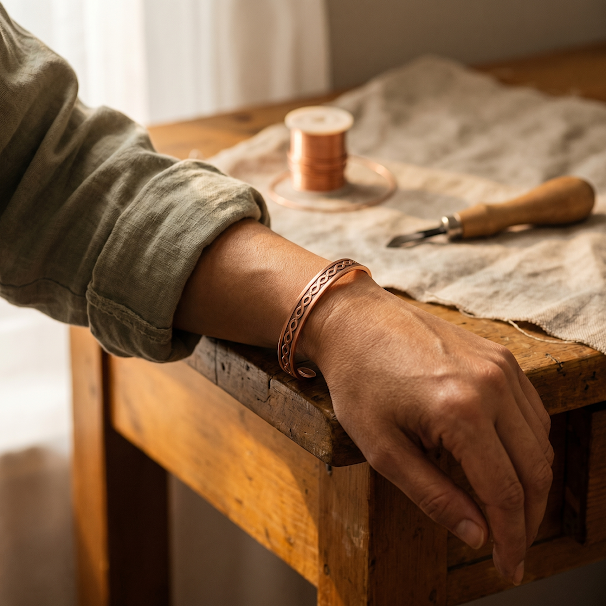 Helen's Current Copper Bracelet