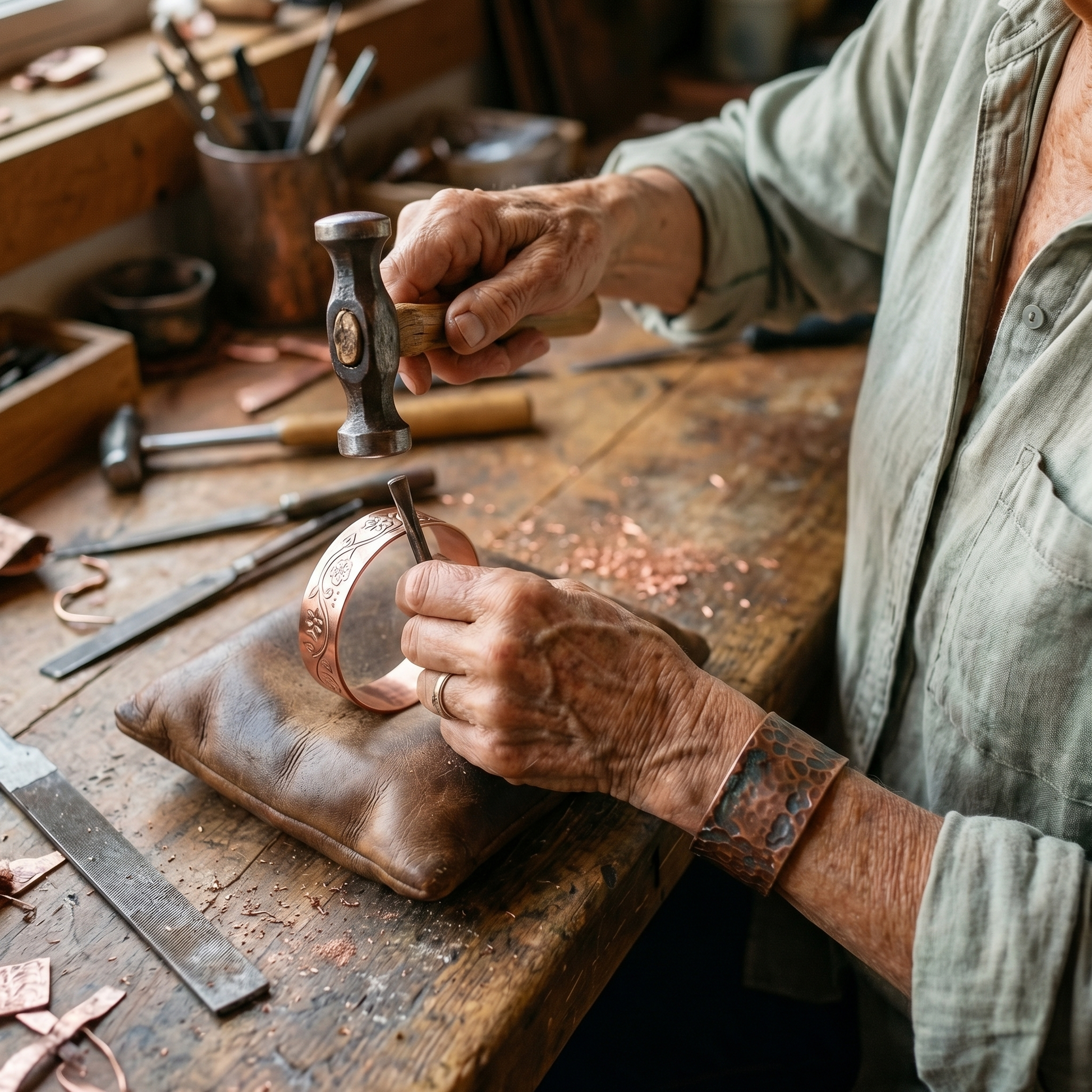 Helen's Knell Copper Bracelet