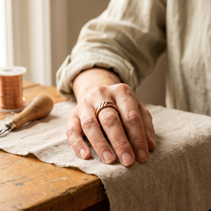 Helen's Peat Copper Ring