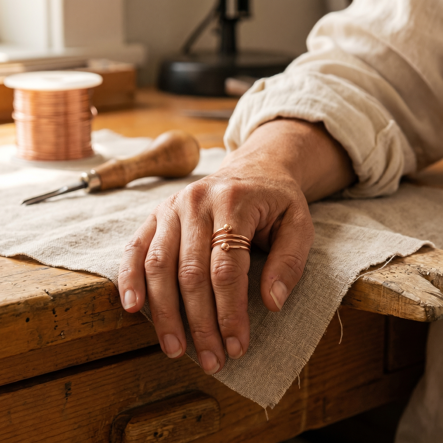 Helen's Silt Copper Ring