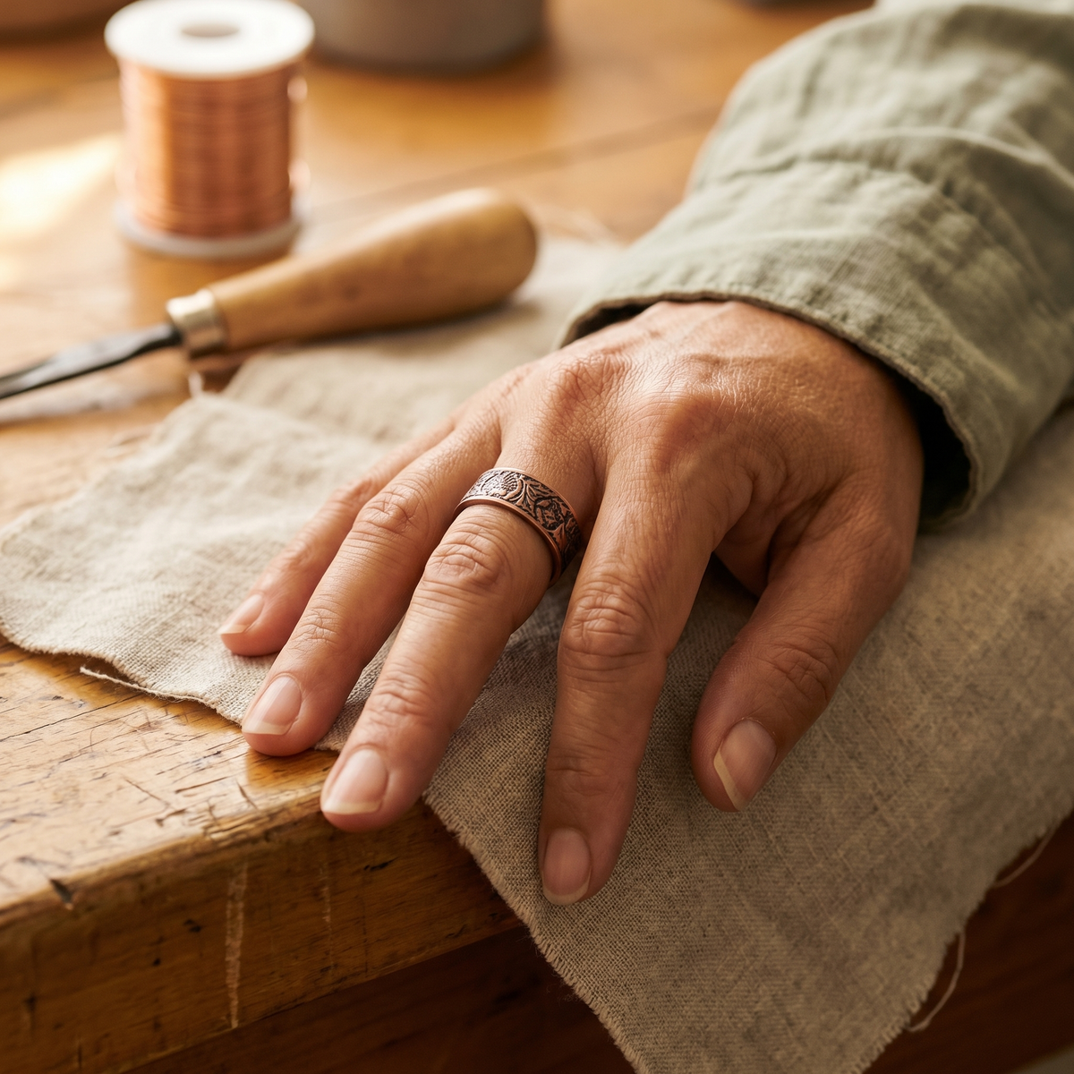 Helen's Bole Copper Ring
