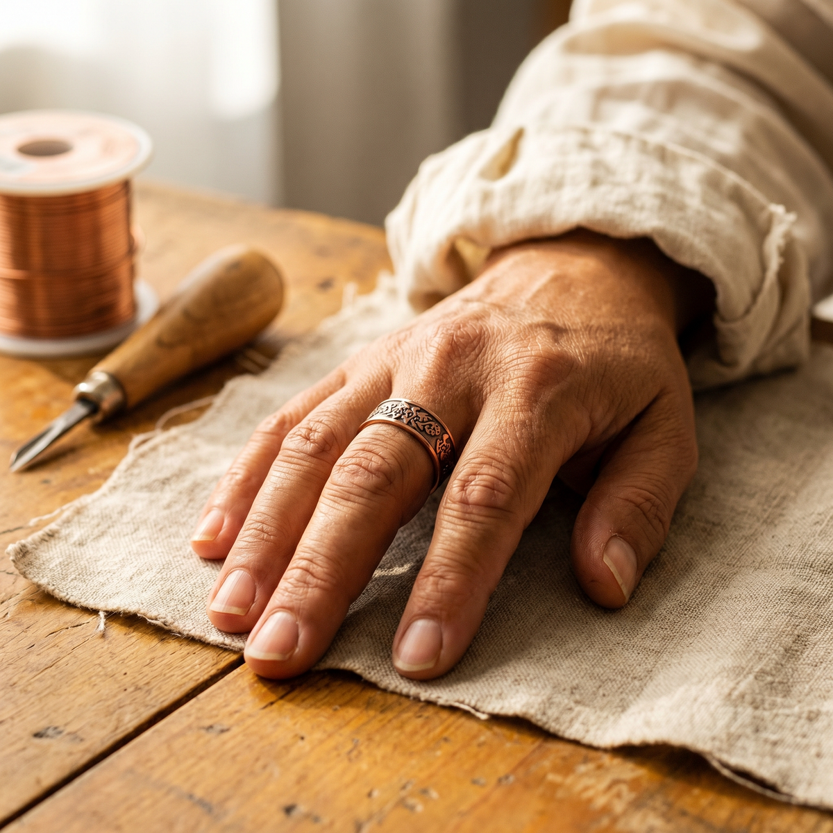 Helen's Clag Copper Ring