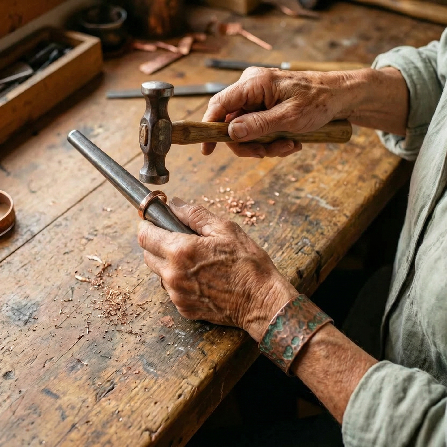Helen's Tine Copper Ring
