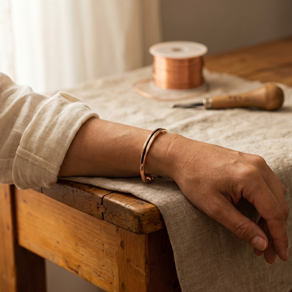 Helen's Vein Copper Bracelet