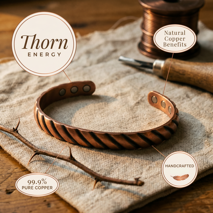 Helen's Thorn Copper Bracelet