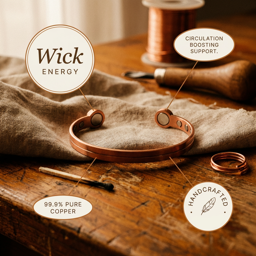 Helen's Wick Copper Bracelet