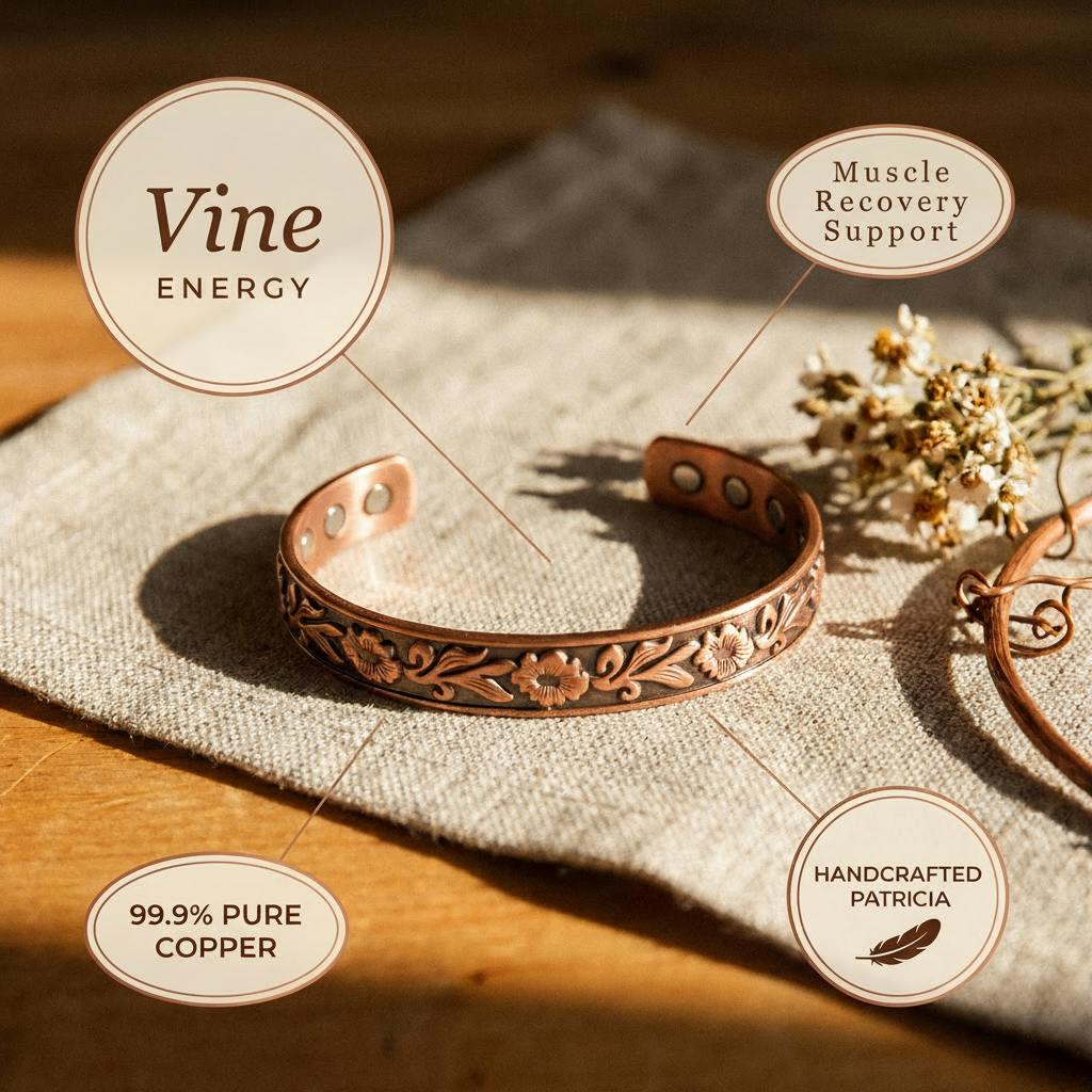 Helen's Vine Copper Bracelet