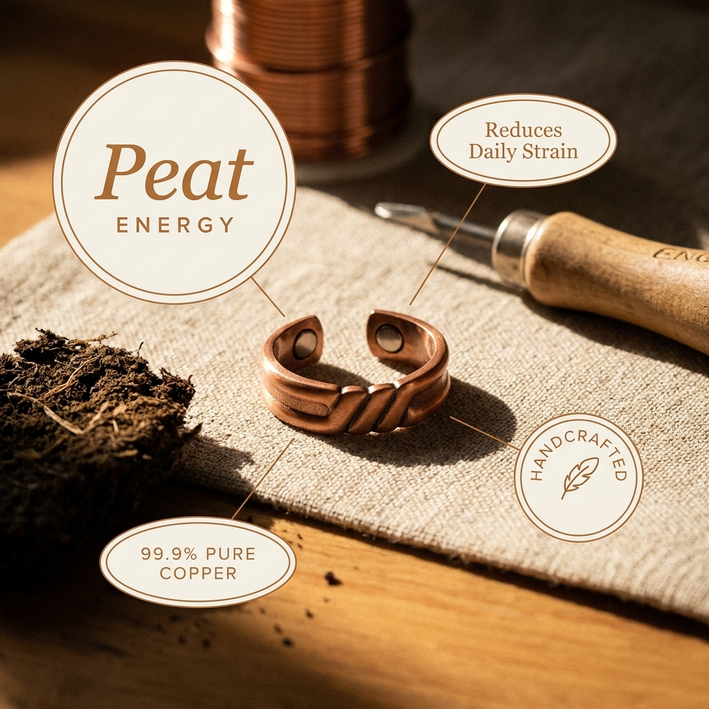 Helen's Peat Copper Ring