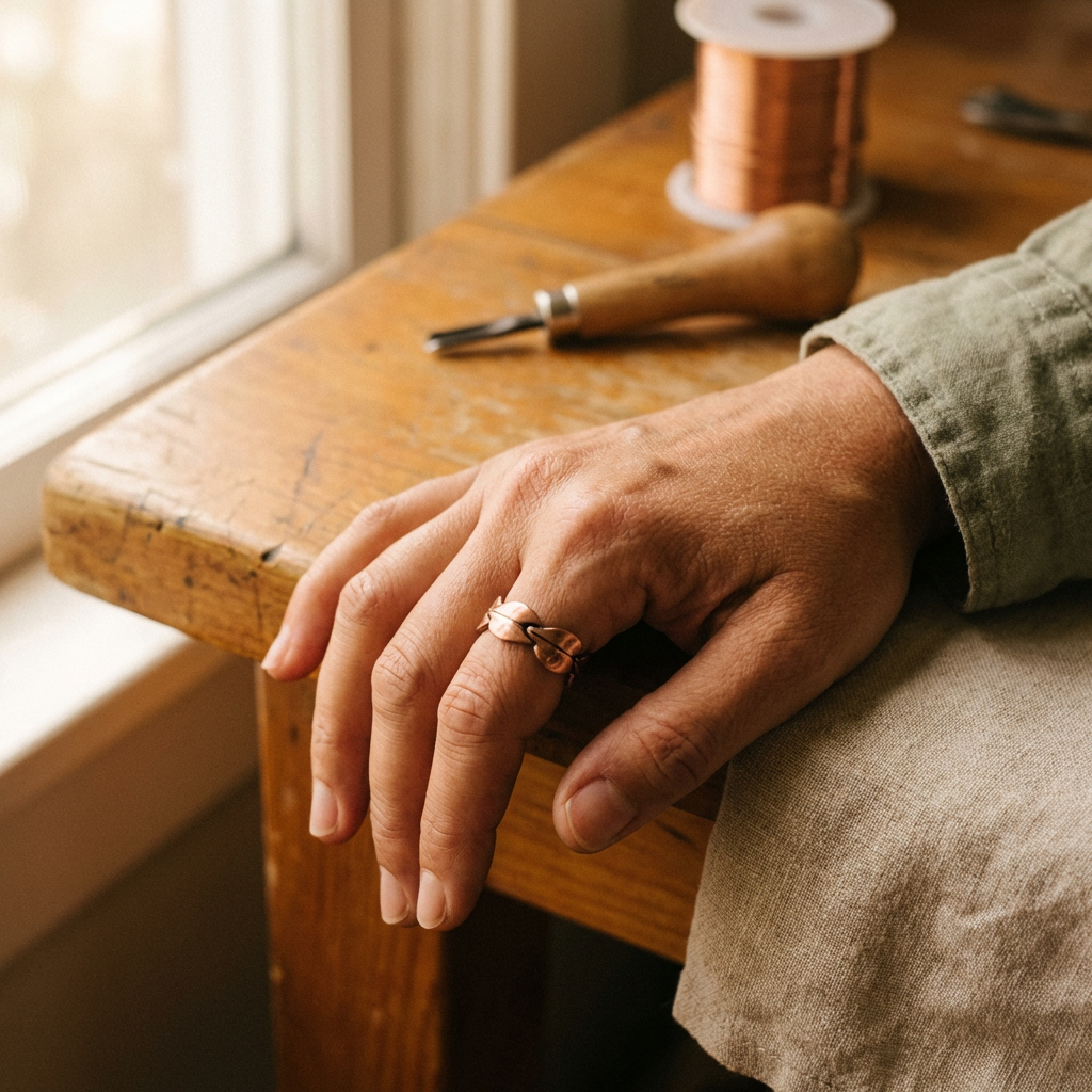 Helen's Bind Copper Ring